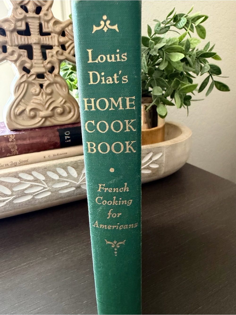 TITLE: Vintage 1946 Louis Diat Home Cookbook French Cooking Early Printing